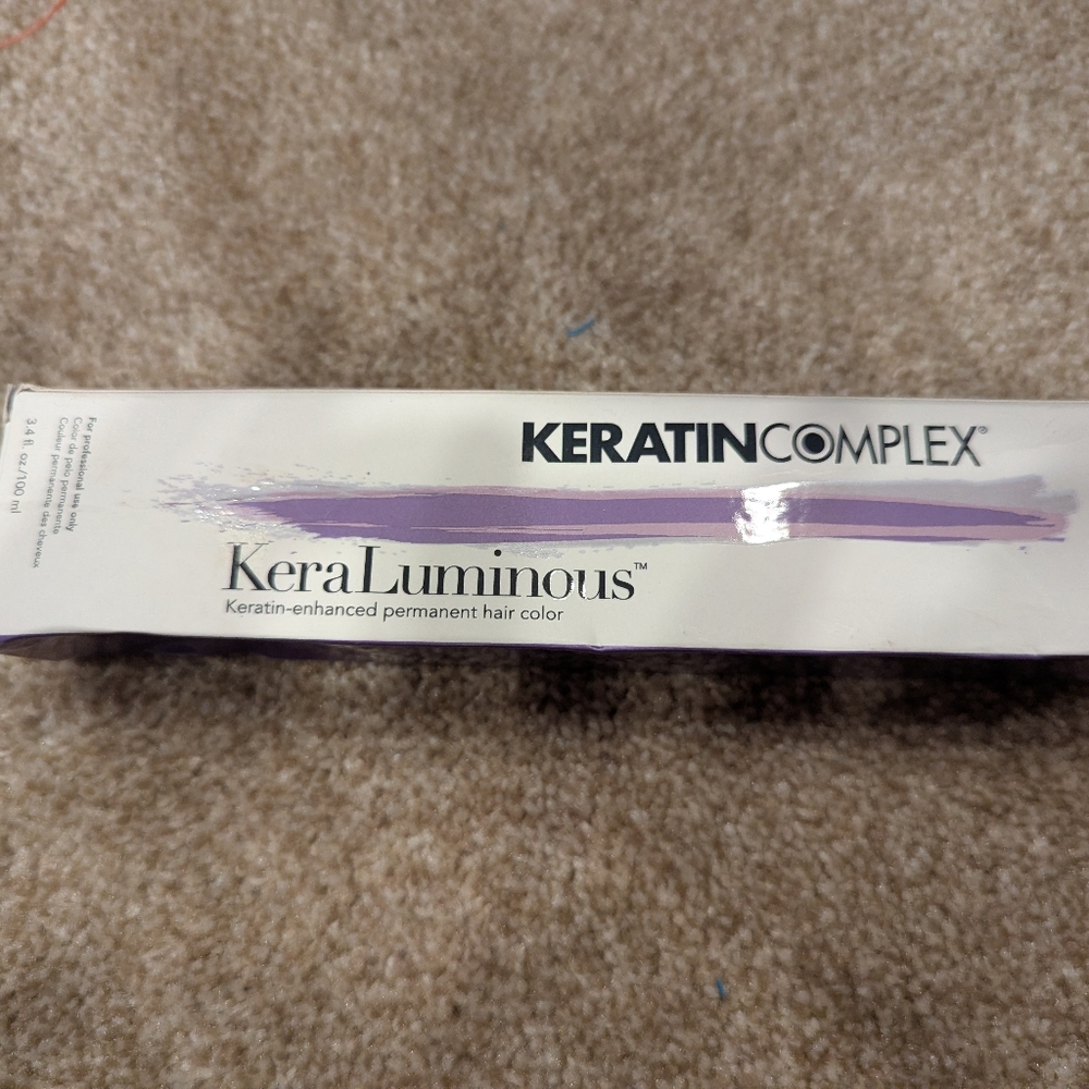 NIB Keratin Complex KeraLuminous Enhanced Permanent Hair Color 7.0/7N 3.4 Oz